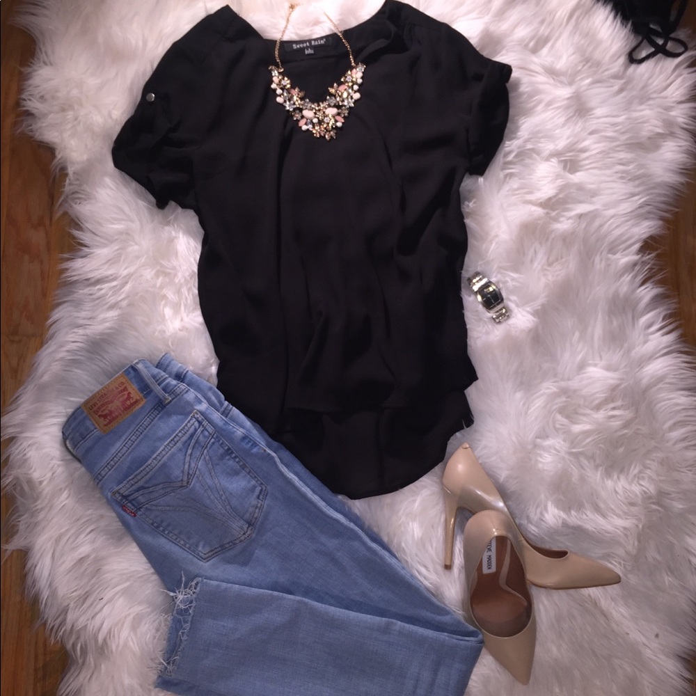 Sheer blouse